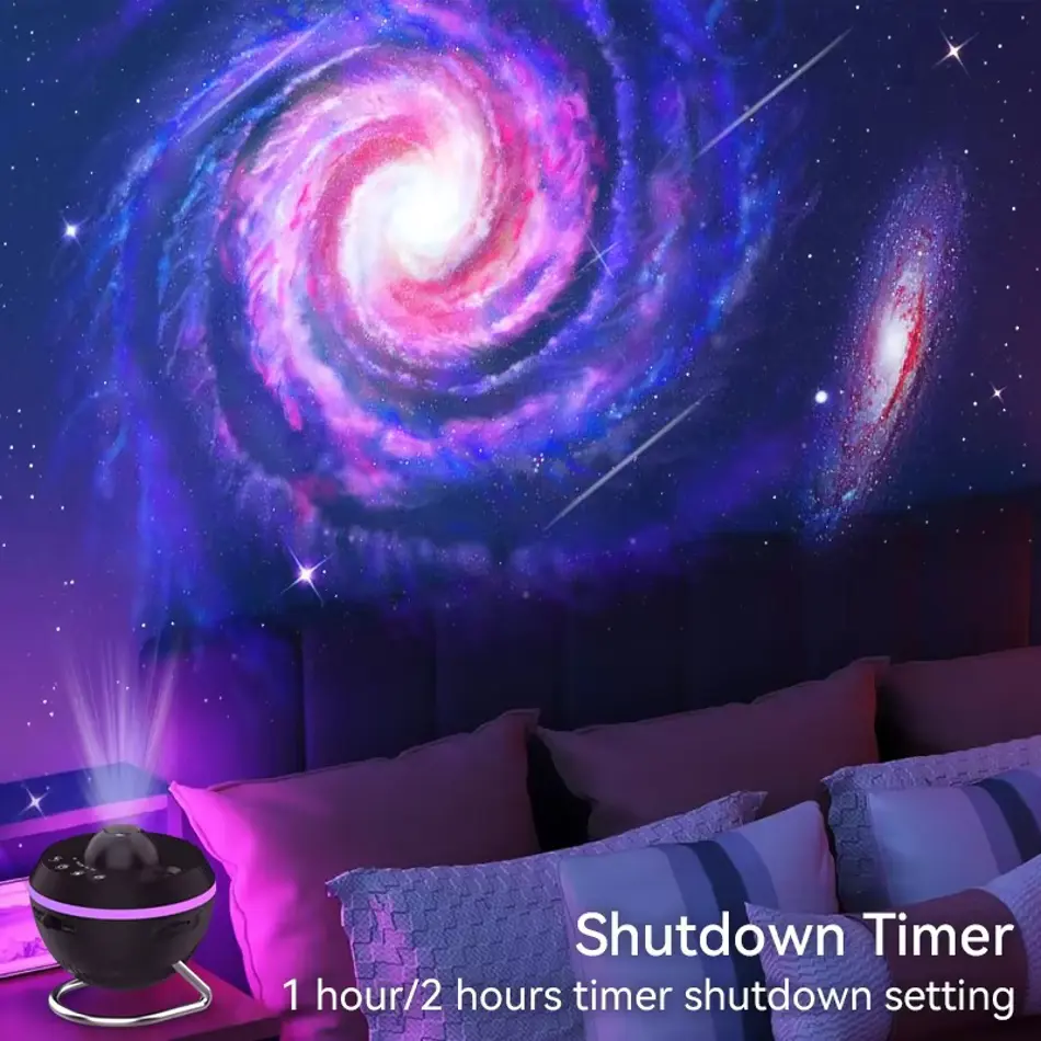 12-in-1 Galaxy Star Projector with Meteor Effects – Ultra-Clear Planetarium Lamp for Kids & Adults