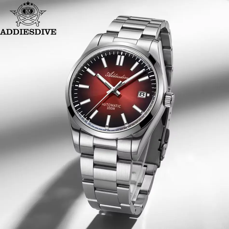 ADDIESDIVE Retro Diver Watch for Men – Super Luminous Sapphire Glass Stainless Steel Waterproof Wristwatch AD2071