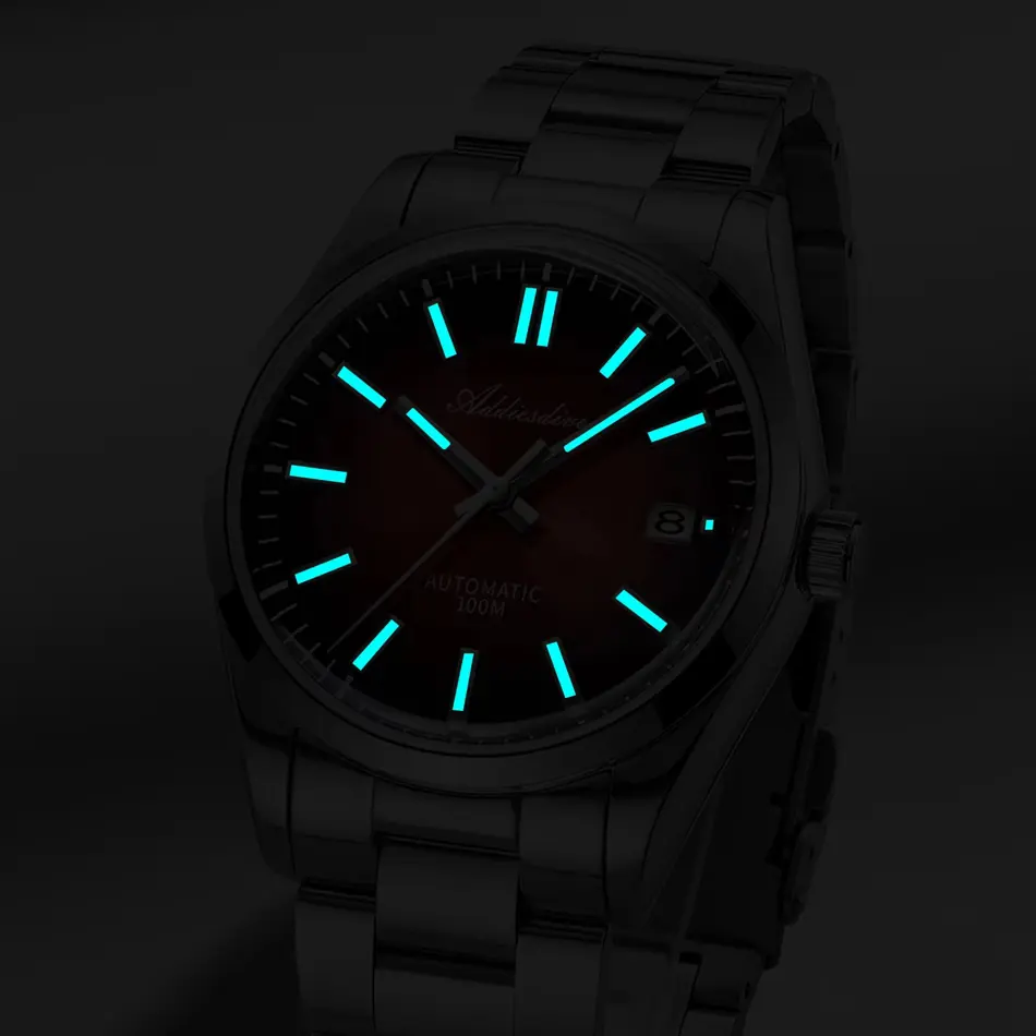 ADDIESDIVE Retro Diver Watch for Men – Super Luminous Sapphire Glass Stainless Steel Waterproof Wristwatch AD2071