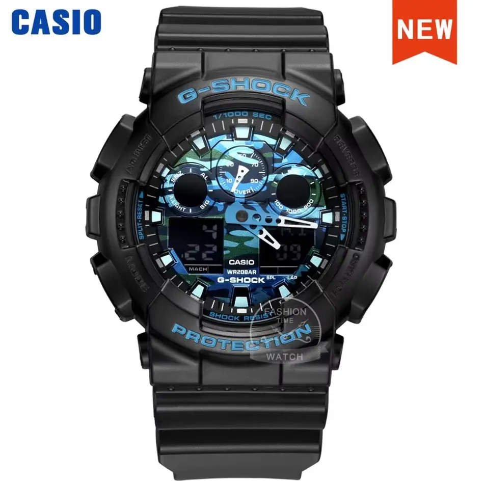 Casio G-Shock GA-100 Men's Military Sport Watch Waterproof Chronograph