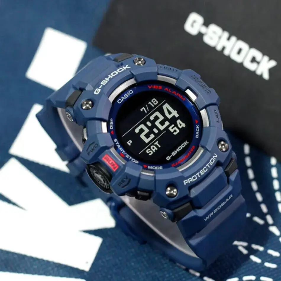 Casio G-Shock GBD-100-2 Men's Bluetooth Pedometer Waterproof Square Watch