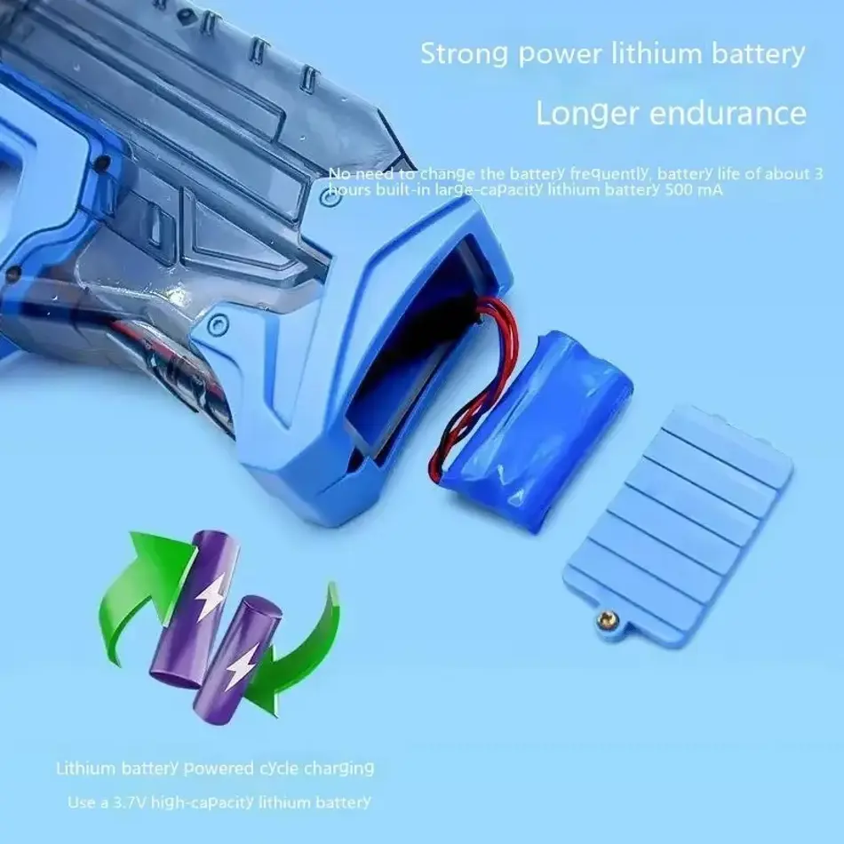Fully Automatic Electric Water Gun – High Power, Large Capacity Outdoor Summer Toy for Kids & Adults