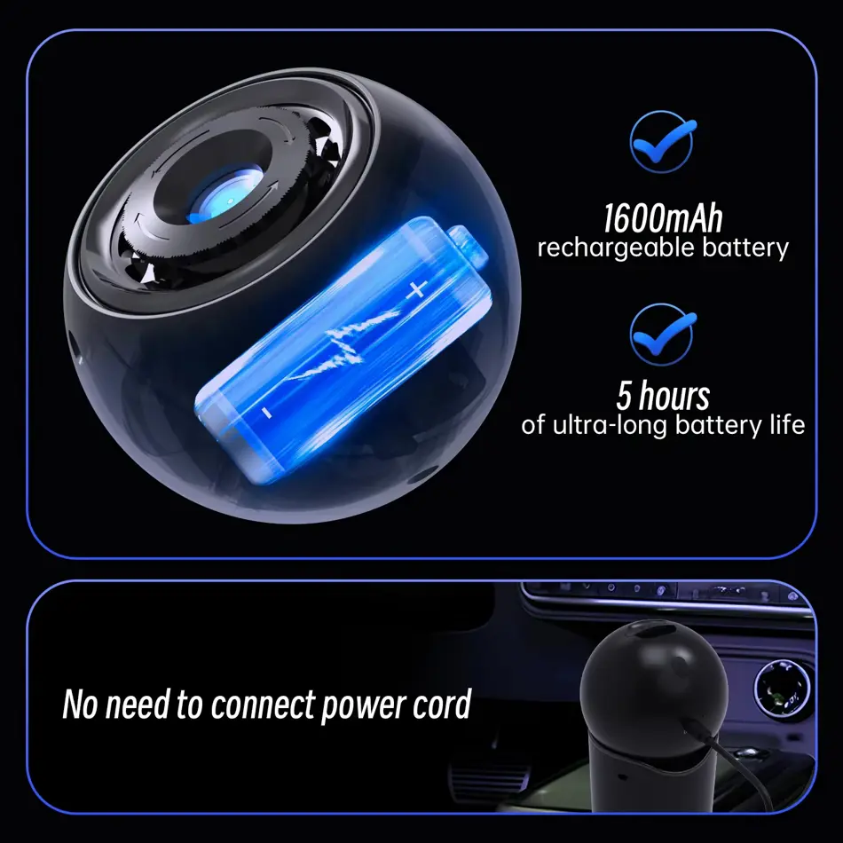 GalaxyGlow™ Starry Sky Projector Lamp – Portable HD Projection Night Light for Home, Car & Travel