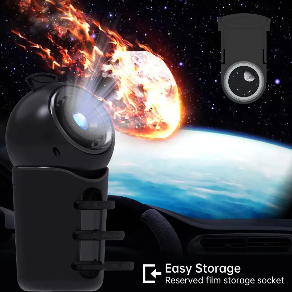 GalaxyGlow™ Starry Sky Projector Lamp – Portable HD Projection Night Light for Home, Car & Travel