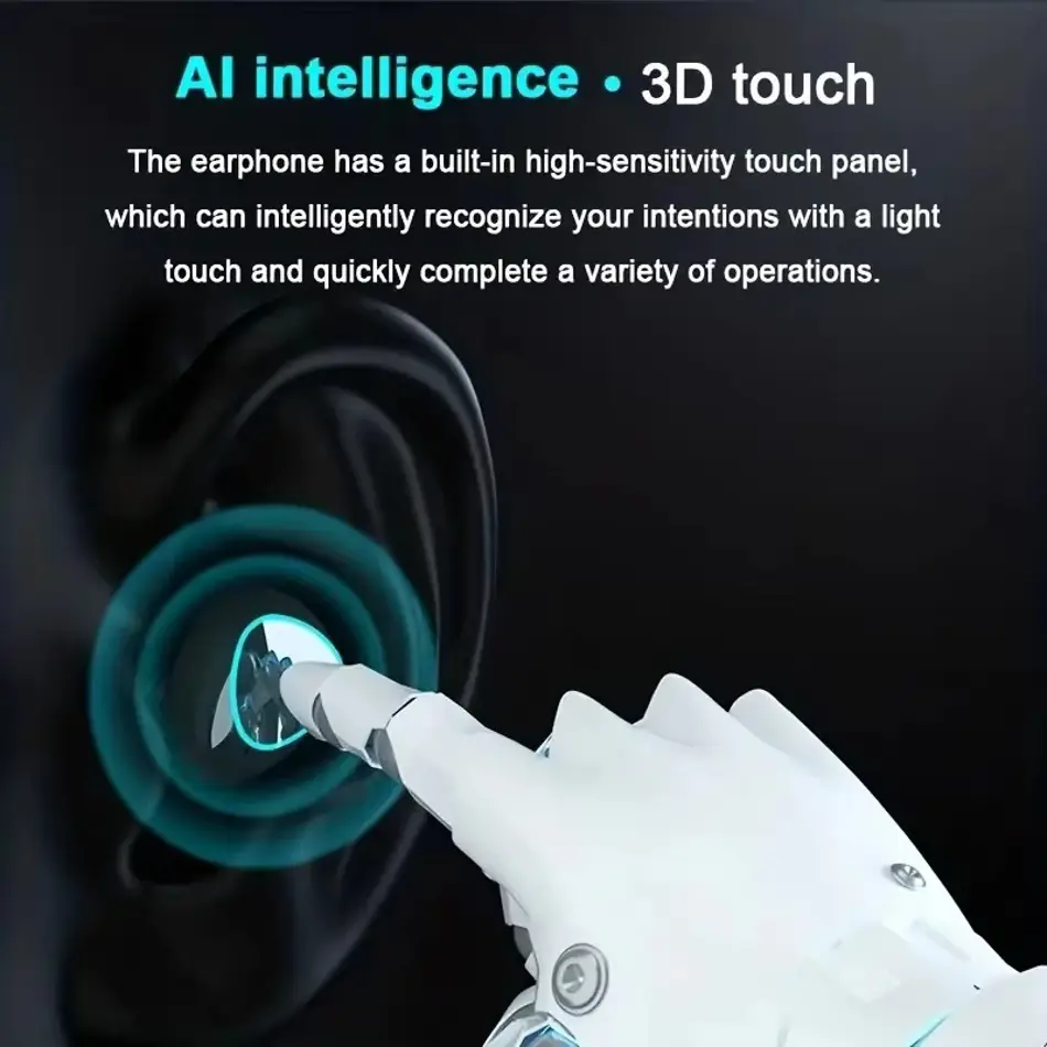 Invisible Wireless Sleep Earbuds Bluetooth 5.3 – IPX5 Waterproof, Noise Cancelling, Ultra-Light Invisible In-Ear Headphones for Side Sleepers & Travel