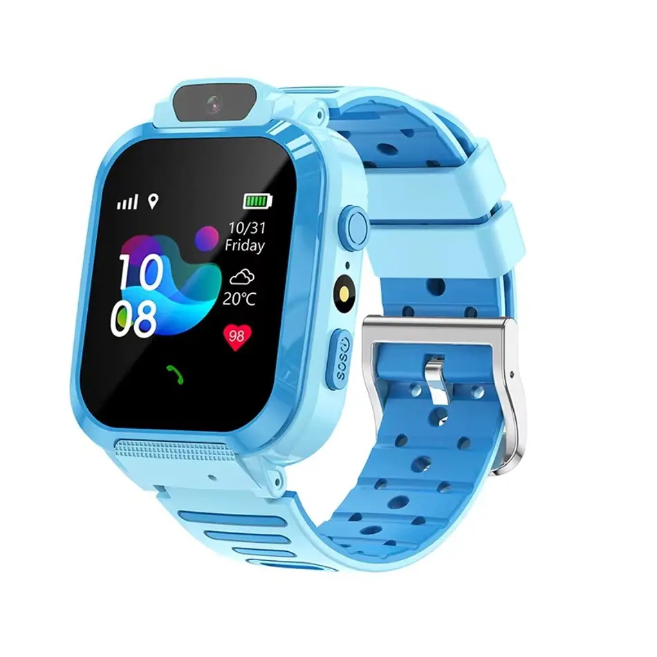 Kids Smart Watch with GPS, SOS, SIM, Camera & Waterproof – Smartwatch for Boys & Girls