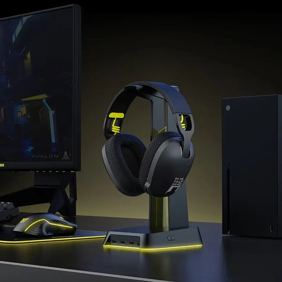 ONIKUMA B2 Wireless Gaming Headset 2.4GHz Ultra-Low Latency for PS5, Xbox, PC, Mac, Noise Cancelling with Mic