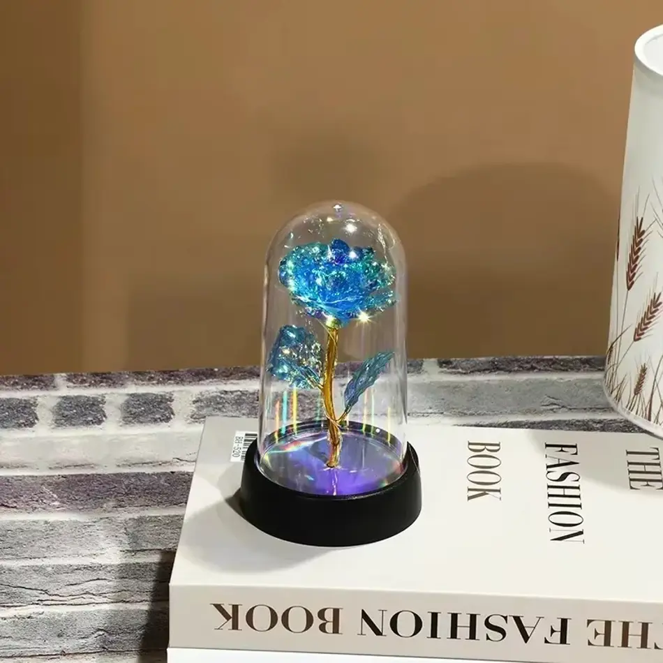 Rose Light LED Night Lamp – Realistic Eternal Flower Decoration for Parties, Gifts & Home Decor
