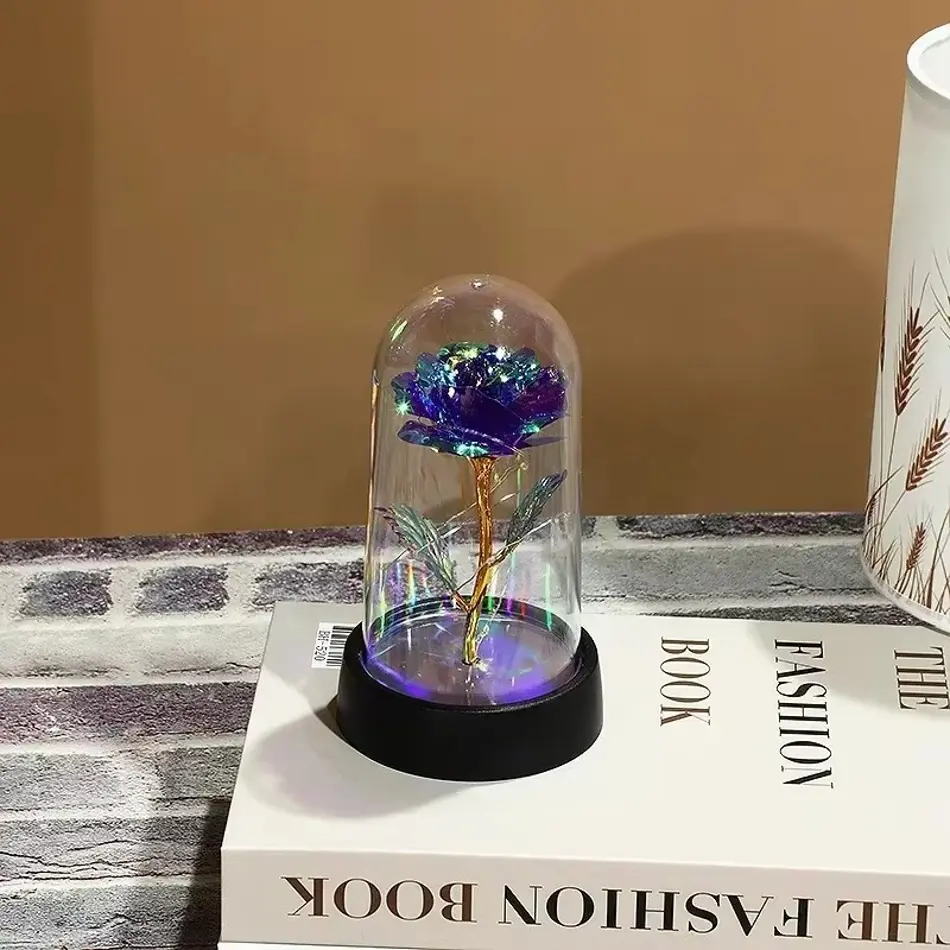 Rose Light LED Night Lamp – Realistic Eternal Flower Decoration for Parties, Gifts & Home Decor