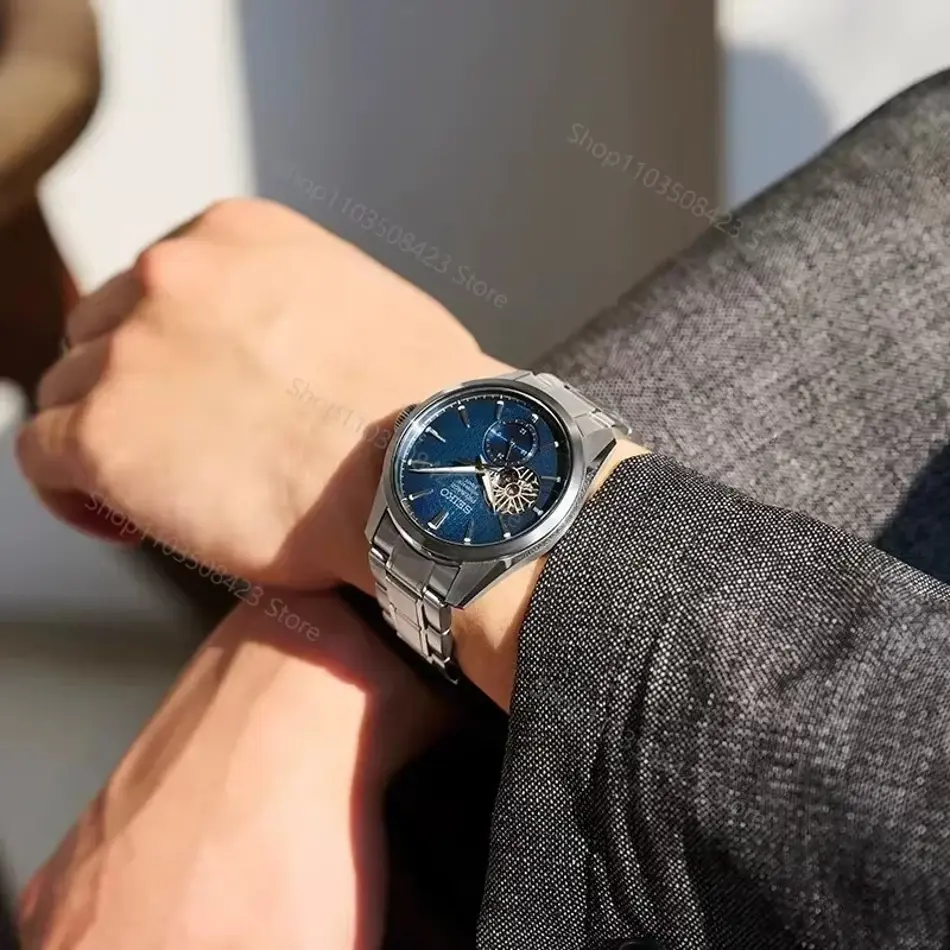 Seiko SARJ003 Automatic Men's Watch – Luxury Sapphire Steel Luminous Timepiece