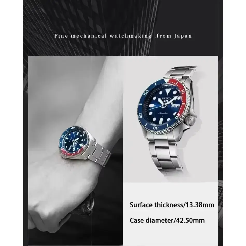 Seiko SRPD53K1 Men's Automatic Dive Watch – Luxury Stainless Steel Green Dial Sports Timepiece