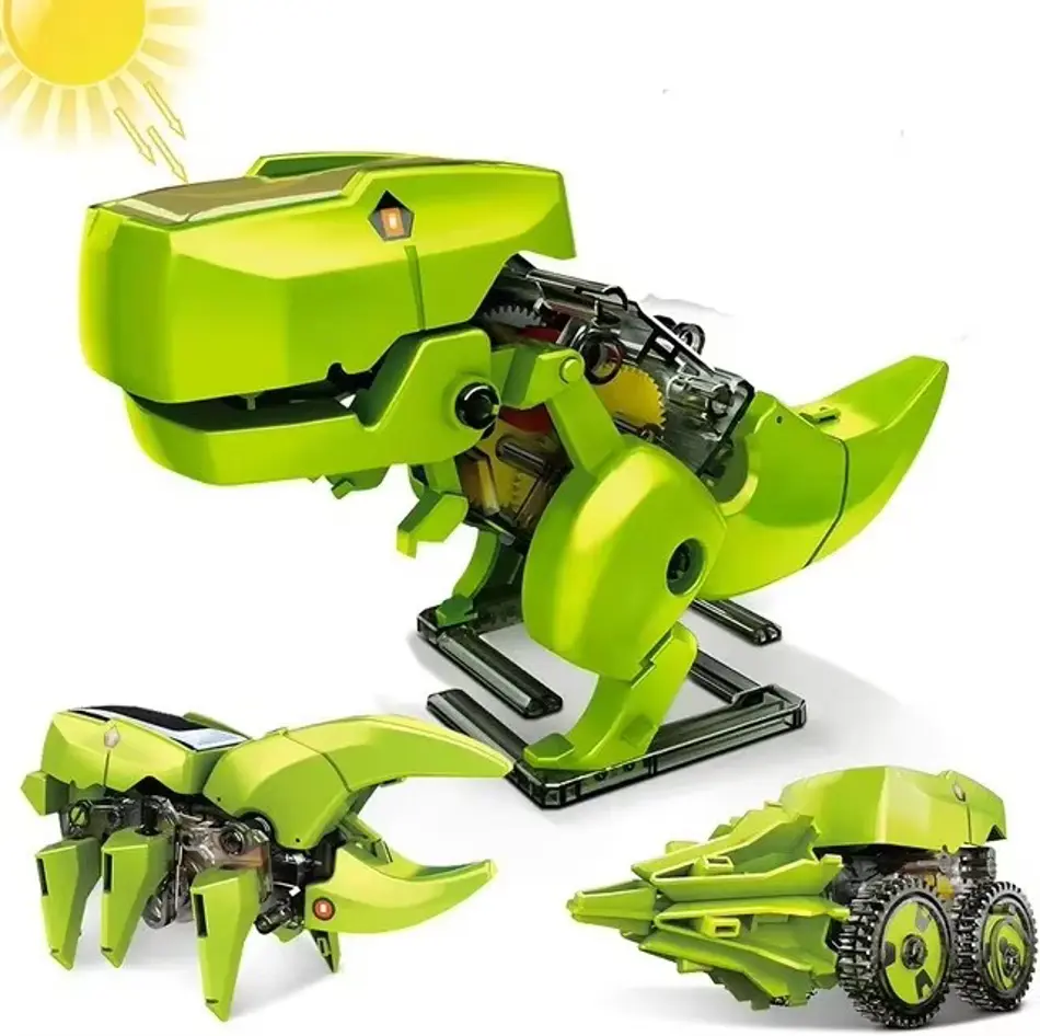 Solar Robot Educational Toy Kit for Kids - Science & Technology Learning Toy for Boys