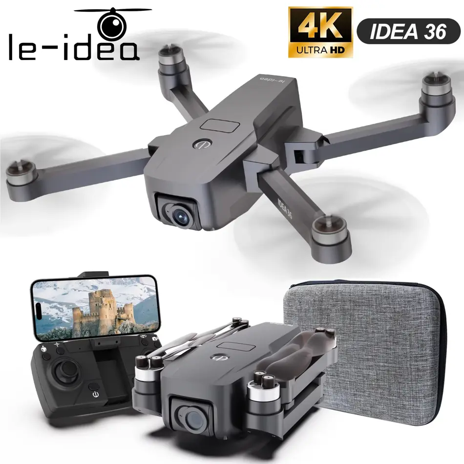 TT36 4K GPS Drone with Optical Flow, 5GHz WiFi FPV & Brushless Motors – Pro Quadcopter with Remote Control