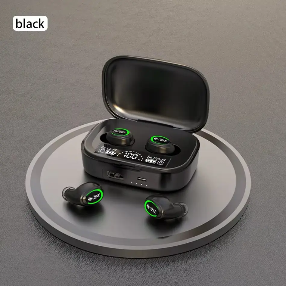 TWS Bluetooth 5.3 Wireless Earbuds – HiFi Stereo, Waterproof, 15H Playtime, Noise Cancelling with Mic