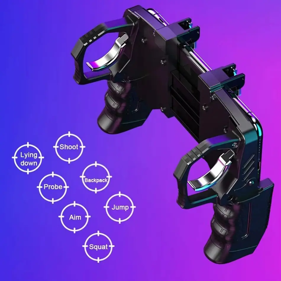 Trigger Free Fire PUBG Mobile Game Controller Joystick for Android & iPhone