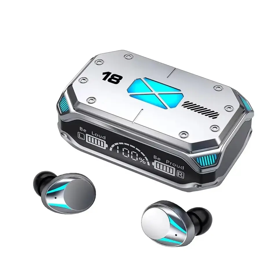 Wireless Gaming Earbuds Bluetooth 5.3 – Low Latency, Waterproof, HiFi Sound with Mic & Noise Reduction
