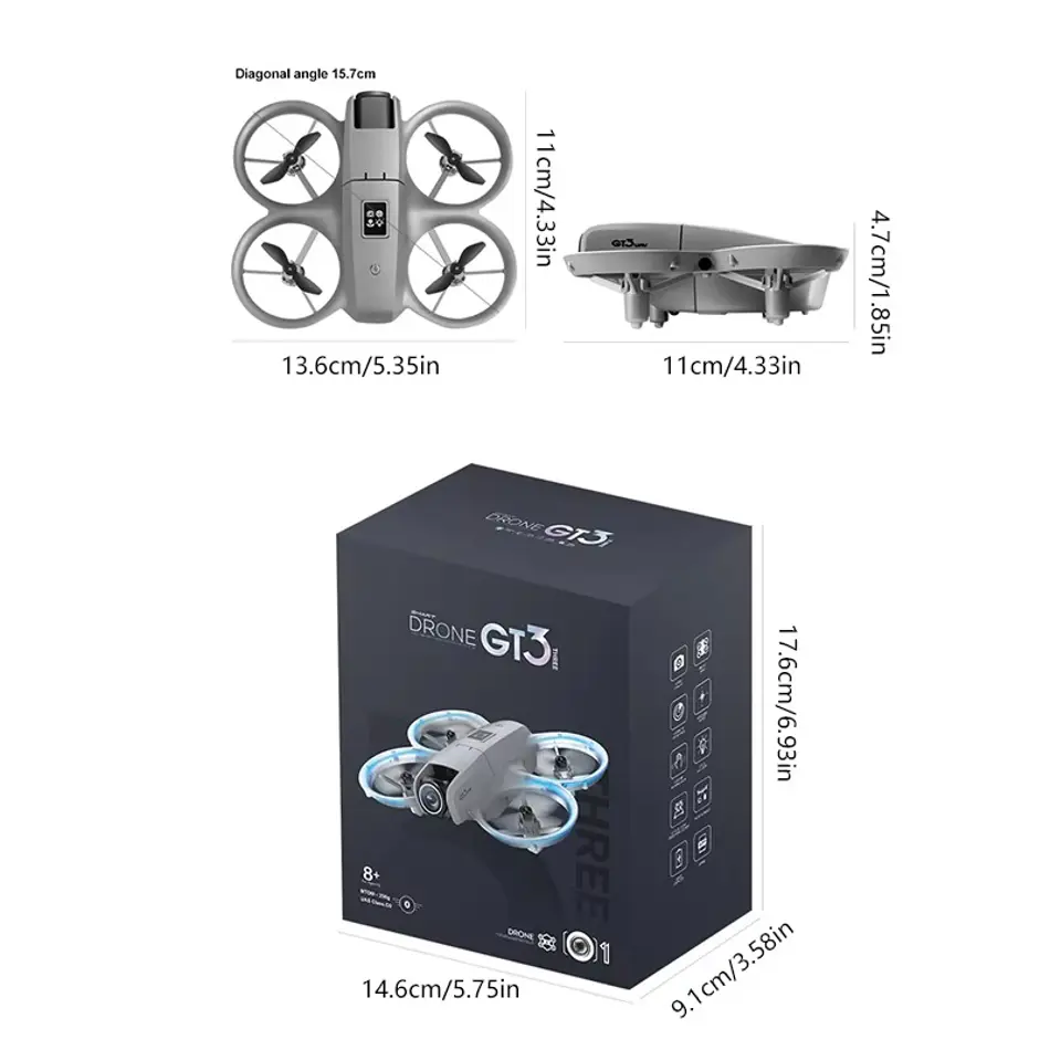 Xiaomi GT3 8K GPS Drone 5G HD Dual Camera Quadcopter UAV Toy with Remote Control