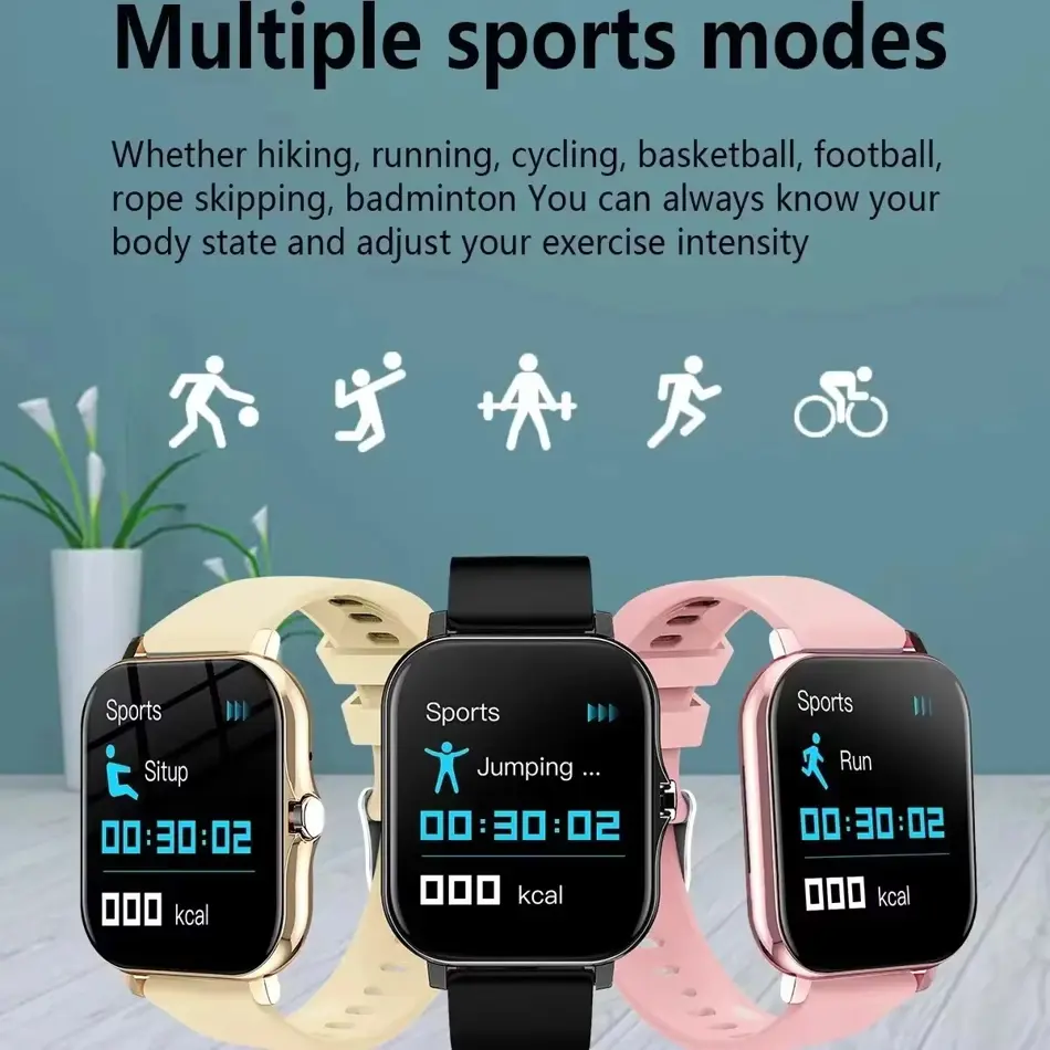 Xiaomi Smart Fitness Watch for Women & Men – Waterproof Heart Rate Monitor, Sport Tracker, iOS & Android Compatible