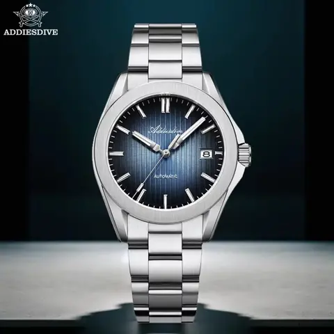 ADDIESDIVE AD2080 Men's Automatic Watch – NH35A Mechanical Diver, Sapphire Crystal, 200M Waterproof, Super Luminous