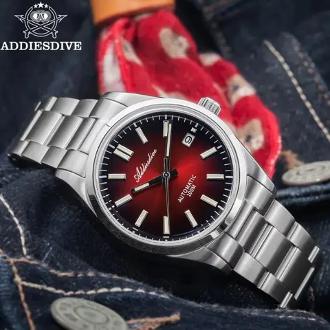 ADDIESDIVE Retro Diver Watch for Men – Super Luminous Sapphire Glass Stainless Steel Waterproof Wristwatch AD2071