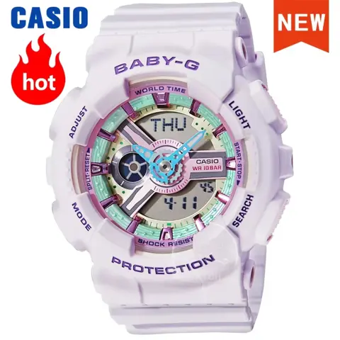 Casio Baby-G Women's Luxury Quartz Watch BA-110X-1A | 100m Waterproof LED Digital Sport Watch