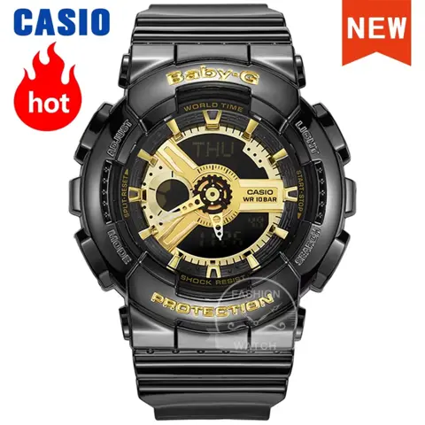 Casio G-Shock BA-110X-1A Luxury Men’s Watch - 100m Waterproof, LED Digital Quartz Sports Watch
