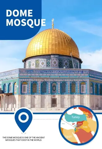 Creativity World Famous Islamic Architecture Al Aqsa Mosque & Dome of the Rock Building Blocks - Model Toy Collection for Gift