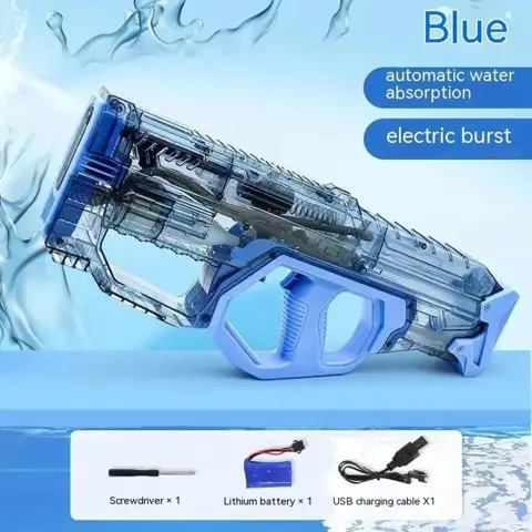 Fully Automatic Electric Water Gun – High Power, Large Capacity Outdoor Summer Toy for Kids & Adults
