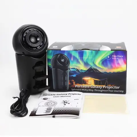 GalaxyGlow™ Starry Sky Projector Lamp – Portable HD Projection Night Light for Home, Car & Travel