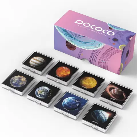 Immersive Planet 5K Galaxy Projector Discs – 8 Ultra HD Replacement Slides for POCOCO (Projector Not Included)