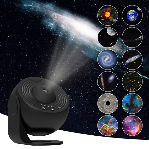 Planetarium Galaxy Star Projector – 13 Film Sheets for Ultimate Starry Night Ambience, Romantic Room