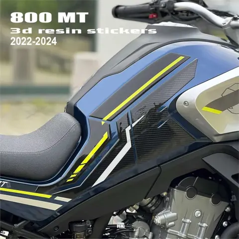 Premium 3D Tank Pad Protection Sticker Kit for CF Moto 800MT Touring – Gel Epoxy Motorcycle Accessory