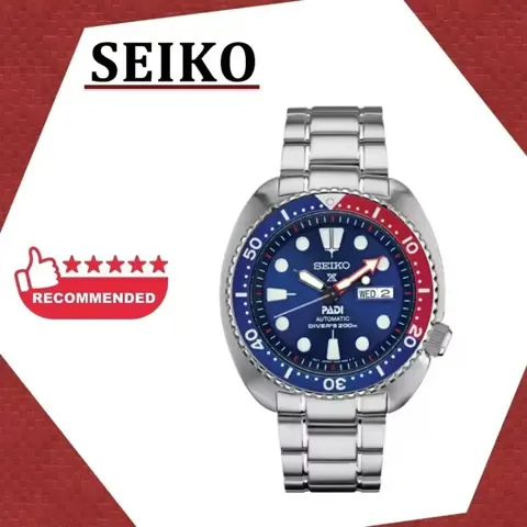 SEIKO PROSPEX SRPE99K1 Men's Sports PADI Abalone Monster Luxury Diver's Watch – Automatic Quartz