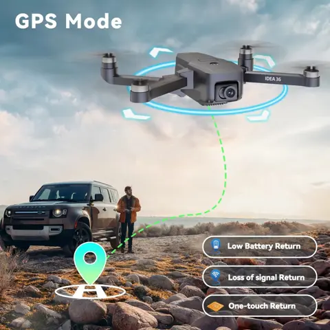 TT36 4K GPS Drone with Optical Flow, 5GHz WiFi FPV & Brushless Motors – Pro Quadcopter with Remote Control